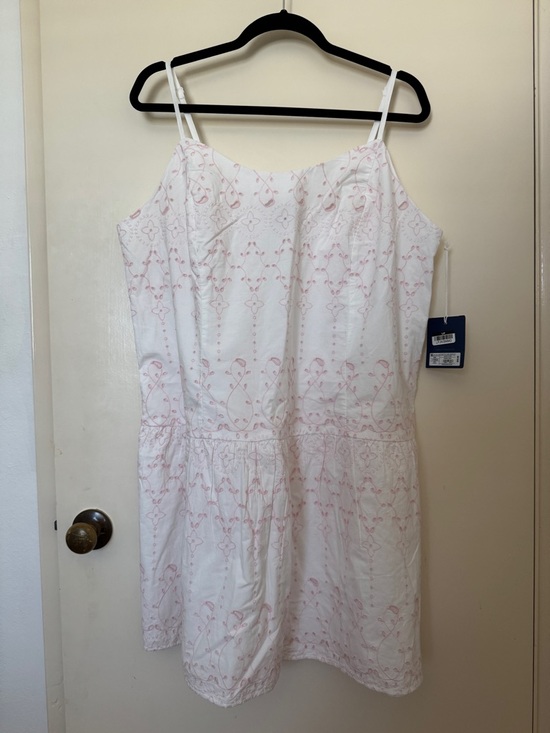 roller rabbit x target Dresses & Skirts - Roller Rabbit x Target White Eyelet Summer Dress with Pink Embroidery size XXL